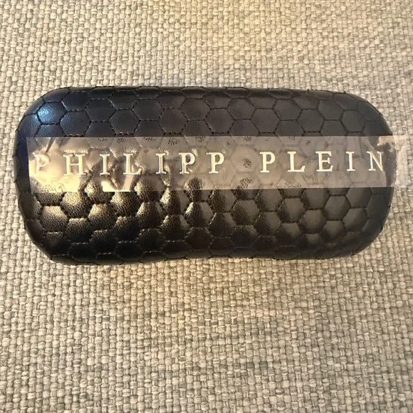 Philipp Plein Black Aviator Sunglasses